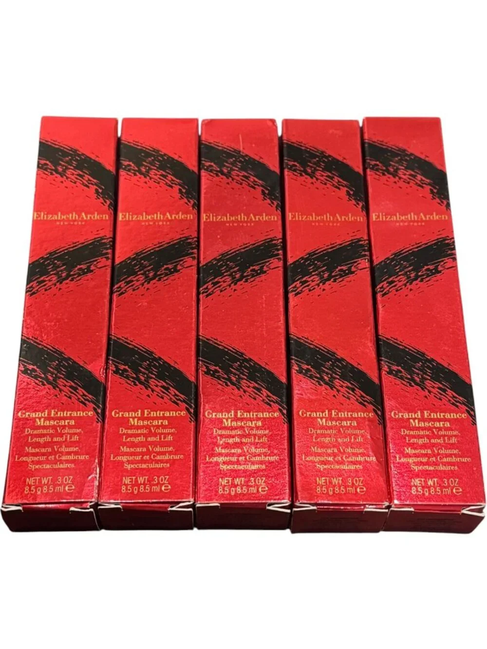 🔥5 Boxes‼️ Elizabeth Arden Grand Entrance Mascaras Full Size Tubes Brand New 🆕